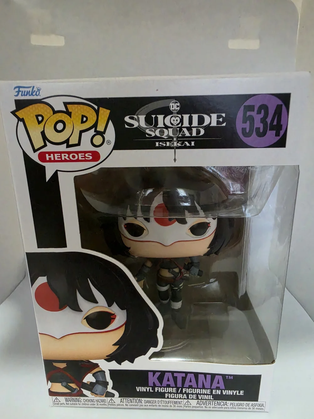 Funko Pop! Heroes Suicide Squad Harley Quinn, Katana & The Joker Set